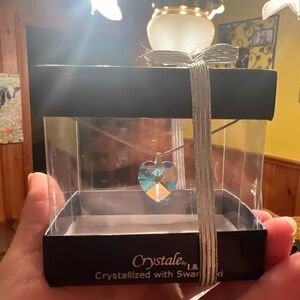 Swarovski heart necklace
